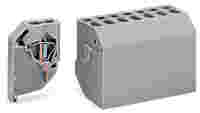 Transformer terminal block; 7-pole; CAGE CLAMP® connection for conductors; gray