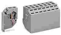 Transformer terminal block; 7-pole; CAGE CLAMP® connection for conductors; gray