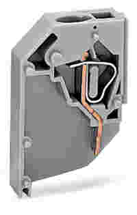 Transformer terminal block; 1-pole; CAGE CLAMP® connection for conductors; orange
