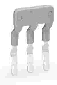 Jumper; for conductor entry; 3-way; gray