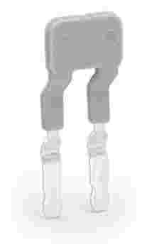 Jumper; for conductor entry; 2-way; gray