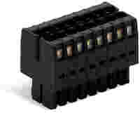 1-conductor female connector, 2-row; CAGE CLAMP®; 1.5 mm²; Pin spacing 3.5 mm; 16-pole; 100% protected against mismating; black