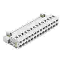 1-conductor male connector; CAGE CLAMP®; 2.5 mm²; Pin spacing 5 mm; 14-pole; 100% protected against mismating; 2,50 mm²; light gray