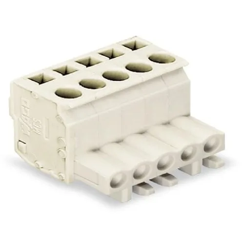 WAGO - 722-104/026-000 - 1-conductor female connector, angled