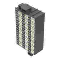 Matrix patchboard; 48-pole; Marking 1-48; Colors of modules: gray/white; Module marking, side 1 and 2 vertical; gray/white/dark gray