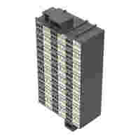 Matrix patchboard; 48-pole; Marking 1-48; Colors of modules: gray/white; Module marking, side 1 and 2 vertical; gray/white/dark gray