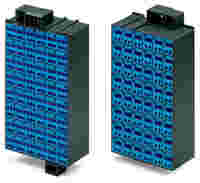 Matrix patchboard; 48-pole; Marking 1-48; suitable for Ex i applications; Color of modules: blue; Module marking, side 1 and 2 vertical; 1,50 mm²; blue/dark gray