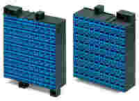 Matrix patchboard; 80-pole; Marking 1-80; suitable for Ex i applications; Color of modules: blue; Module marking, side 1 and 2 vertical; 1,50 mm²; blue/dark gray