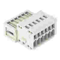 1-conductor male connector; CAGE CLAMP®; 0.5 mm²; Pin spacing 2.5 mm; 10-pole; 100% protected against mismating; light gray