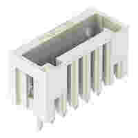 THT male header; 0.8 x 0.8 mm solder pin; straight; 100% protected against mismating; Pin spacing 2.5 mm; 9-pole; light gray