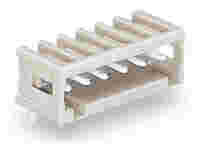 THT male header; 0.8 x 0.8 mm solder pin; angled; 100% protected against mismating; Pin spacing 2.5 mm; 12-pole; light gray
