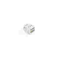 1-conductor female connector; CAGE CLAMP®; 1.5 mm²; Pin spacing 3.5 mm; 3-pole; 100% protected against mismating; light gray