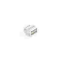 1-conductor female connector; CAGE CLAMP®; 1.5 mm²; Pin spacing 3.5 mm; 4-pole; 100% protected against mismating; light gray