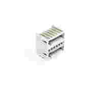 THT double-deck male header; 1.0 x 1.0 mm solder pin; angled; 100% protected against mismating; Pin spacing 3.5 mm; 12-pole; light gray