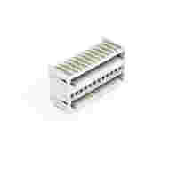 THT double-deck male header; 1.0 x 1.0 mm solder pin; angled; 100% protected against mismating; Pin spacing 3.5 mm; 24-pole; light gray