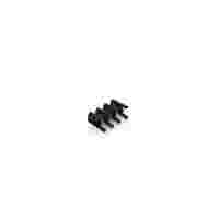 Cover for male connectors; for 734 Series; IP20 protection; black