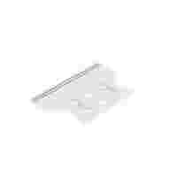 Strain relief plate; for female and male connectors; 1 part; Pin spacing 3.5 mm; light gray
