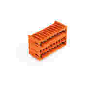 THT double-deck male header; 1.0 x 1.0 mm solder pin; angled; 100% protected against mismating; Pin spacing 3.81 mm; 20-pole; orange