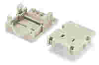 Strain relief housing; for female and male connectors; 2 parts; Pin spacing 3.5 mm; 5-pole; light gray