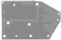 End plate; snap-fit type; 1.5 mm thick; gray