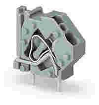 Stackable PCB terminal block; 4 mm²; Pin spacing 7.5 mm; 1-pole; suitable for Ex-i applications; CAGE CLAMP®; commoning option; 4,00 mm²; black