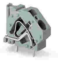 Stackable PCB terminal block; 4 mm²; Pin spacing 10 mm; 1-pole; CAGE CLAMP®; commoning option; 4,00 mm²; green