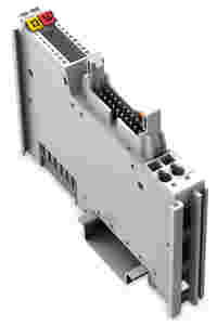 WAGO 8-channel digital input/output; 24 VDC; 0.5 A; Ribbon cable