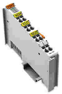 WAGO 2-channel relay output; AC 250 V; 1 A; Potential-free; 2 changeover contacts