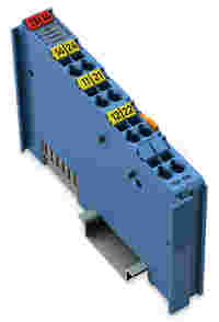 WAGO 2-channel relay output; Potential-free; 2 changeover contacts; Intrinsically safe