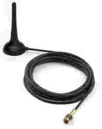 Magnetic foot antenna; with 2.5m cable and SMA straight plug; GSM UMTS; 850/ 900/ 1800/ 1900/ 2100 MHz