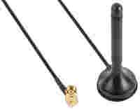Magnetic foot antenna; with 2.5m cable and SMA plug; GSM/ UMTS/ LTE/ Bluetooth®/ WLAN; 698-960, 1710-6000 MHz