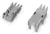 Strain relief housing; for female and male connectors; 2 parts; Pin spacing 5 mm; 4-pole; gray