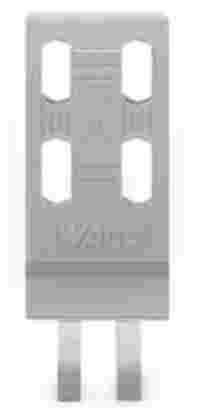 Strain relief plate; for female and male connectors; 1 part; Pin spacing 5 mm; 2- to 3-pole; gray