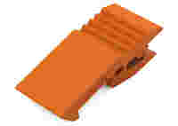 Locking lever; for female connectors; 1 part; Pin spacing 5 mm; 2-pole; orange