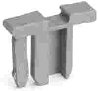 Pin cover; with marker slot for miniature WSB; gray