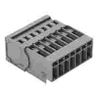 1-conductor male connector; CAGE CLAMP®; 4 mm²; Pin spacing 5 mm; 7-pole; 4,00 mm²; gray