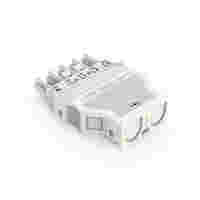 Socket; with strain relief housing; 5-pole; Cod. A; 4,00 mm²; white