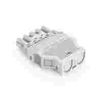 Plug; with strain relief housing; 5-pole; Cod. A; 4,00 mm²; white