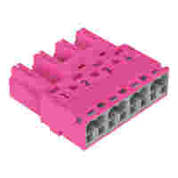 Plug; 4-pole; Cod. B; pink