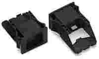 Snap-in frame; 2-pole; 1.0 … 3.0 mm; black