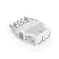 Socket; with strain relief housing; 5-pole; Cod. A; 4,00 mm²; white