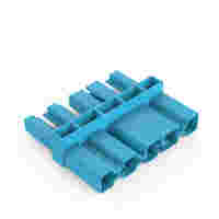 Intermediate coupler; 5-pole; Cod. I; for sockets and plugs; blue