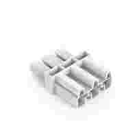 Intermediate coupler; 3-pole; Cod. A; for sockets and plugs; white