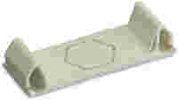 Lockout cap; 4-pole; for cutouts; Plastic; white