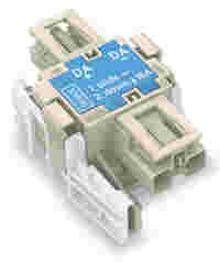 Linect® T-connector; 2-pole; Cod. I; 1 input; 2 outputs; white