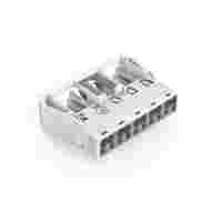WINSTA® through-panel socket (female); snap-in; N/G/L1/L2/L3 marking; 5-pole; white
