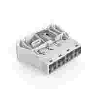 WINSTA® through-panel plug (male); snap-in; N/G/L2/L1 marking; 4-pole; white