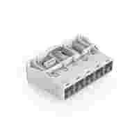 WINSTA® through-panel plug (male); snap-in; N/G/L1/L2/L3 marking; 5-pole; white