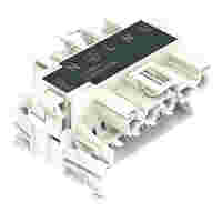 Linect® T-connector; 5-pole; Cod. L; 1 input; 2 outputs; white