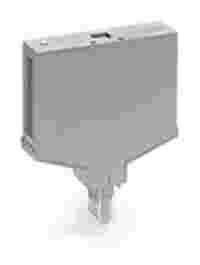 Empty component plug housing; Type 15; 20 mm wide; 8-pole; gray